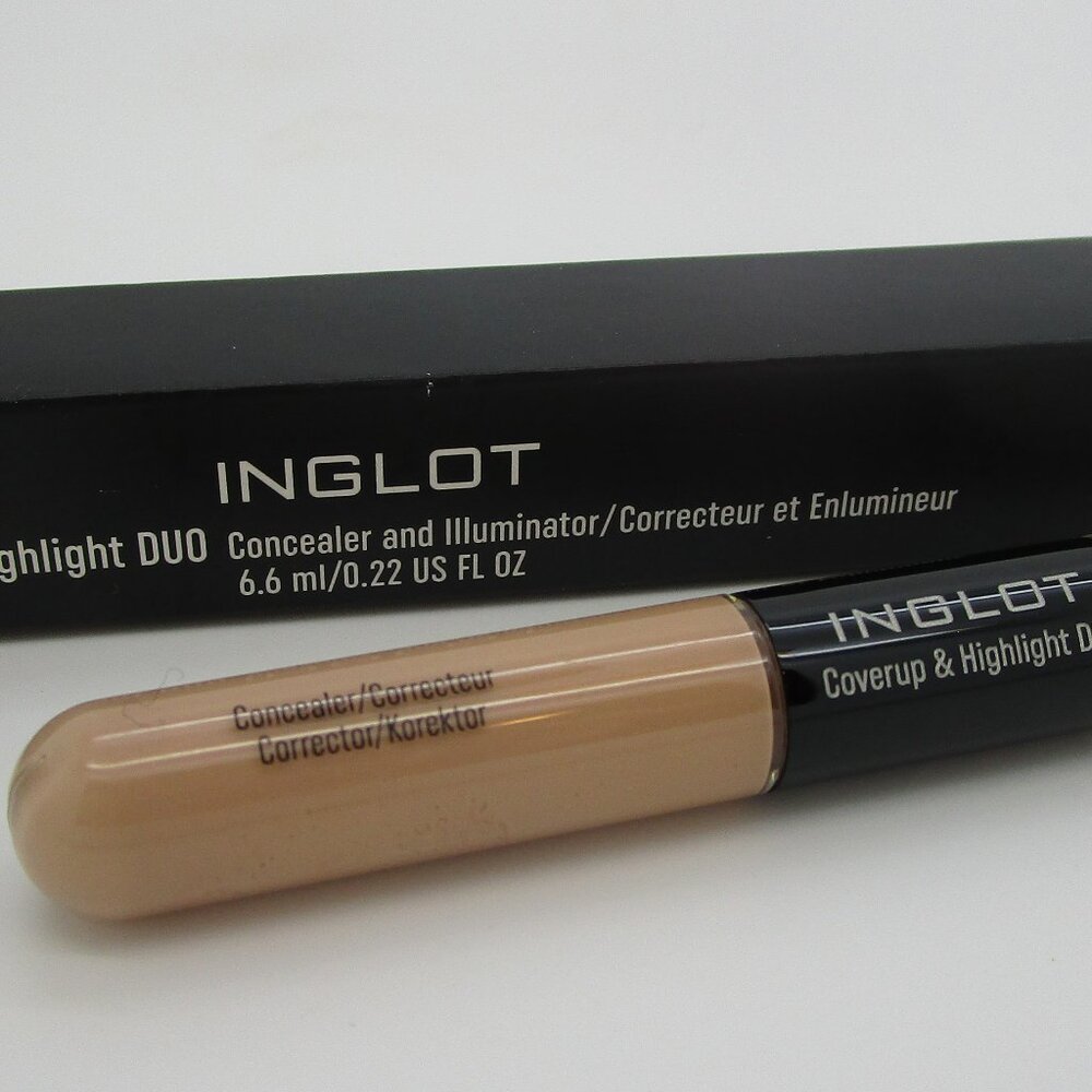 INGLOT Coverup & Highlight DUO Concealer and Illuminator 0.22 fl oz - Shade 104